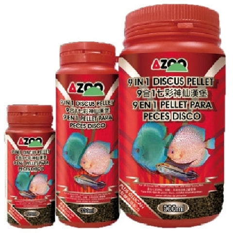 Azoo 9 in 1 Discus Pellet 330 ml