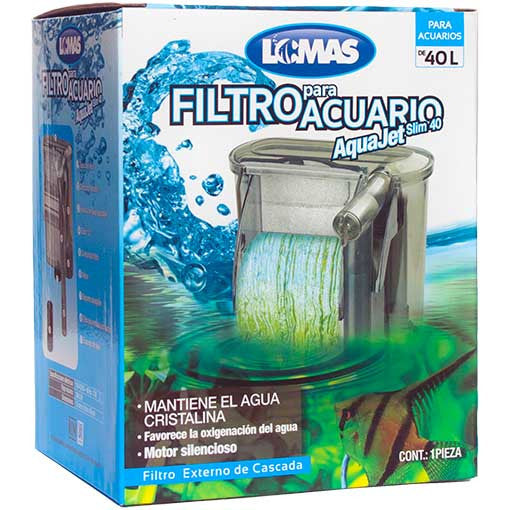Filtro Externo Aquajet Slim Lomas Fl7968 Para Peceras O Acuarios