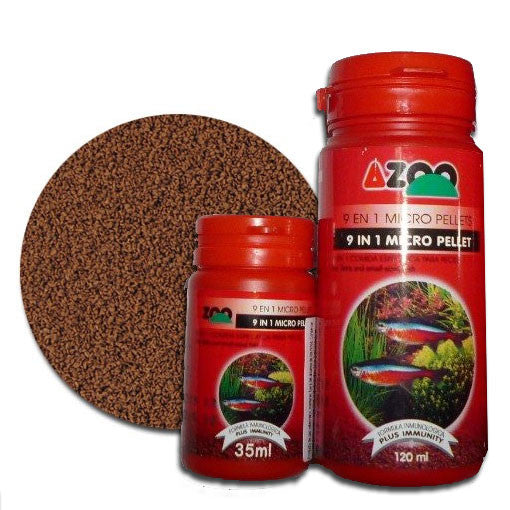 AQUAPLANTASMX - Azoo: micropellet 35 ml - Alimentos