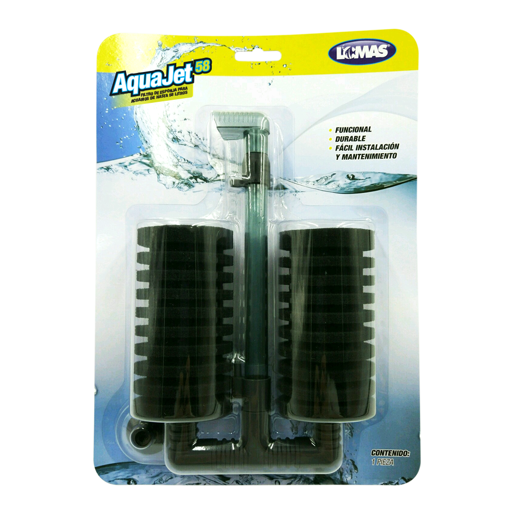 Filtro de esponja AquaJet 58Lt